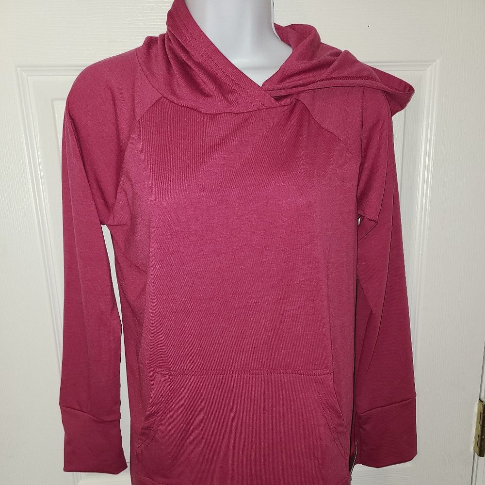 Lularoe Magenta Amber Hoodie Sz M